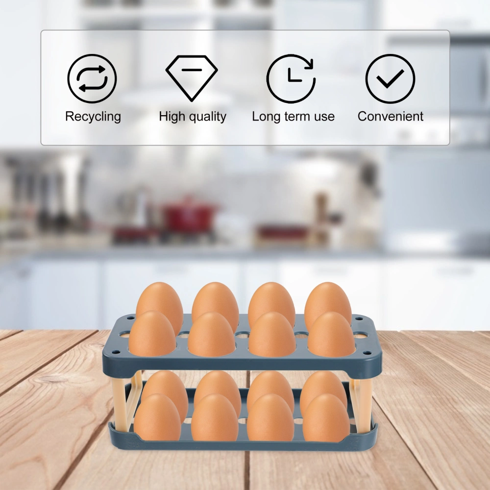 Egg Storage Box Storage Egg Holders Kitchen Organizer Refrigerator Egg Rack