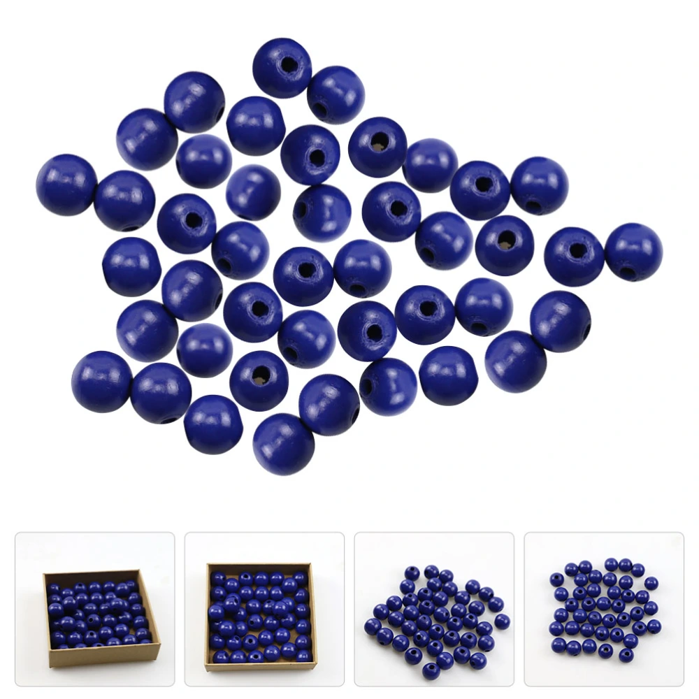 100pcs DIY Wood Beaded Loose Beads Crafts DIY Beads Jewelry Making Craft Beads