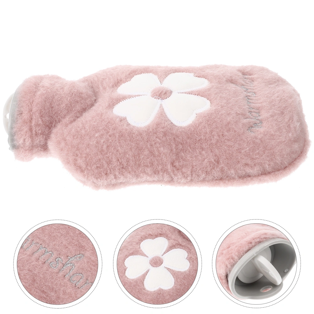 Hot Water Bottle Detachable Winter Hot Water Bag Portable Hot Water Bag with Lint Cover