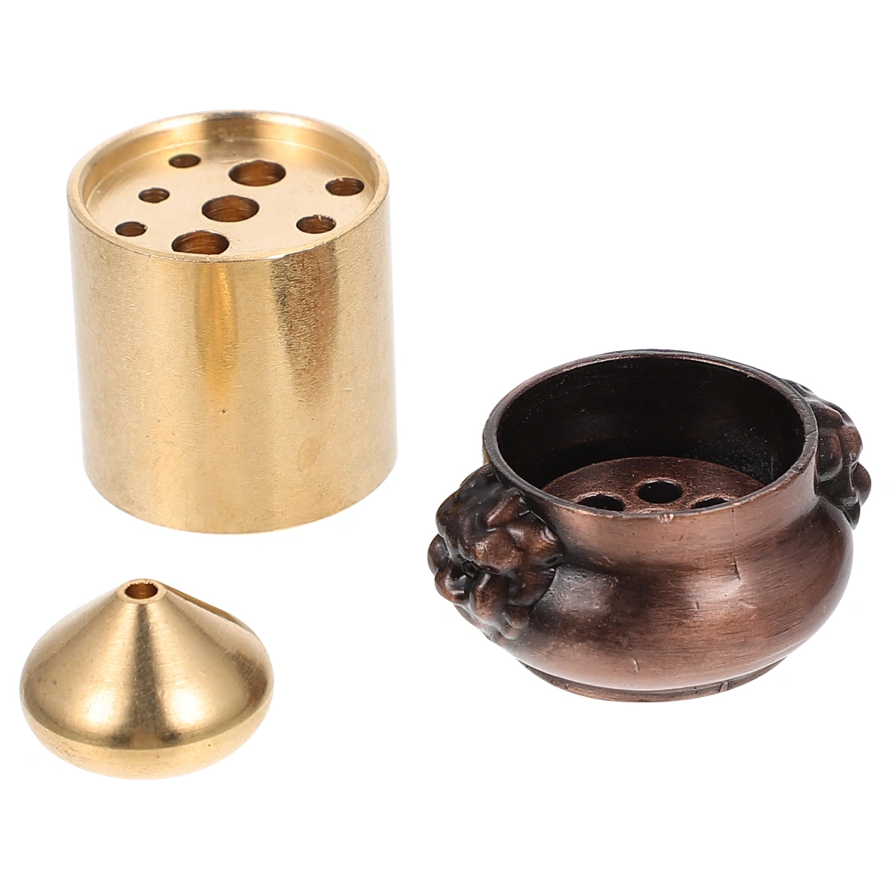 3Pcs Incense Censers Decorative Incense Trays Fragrance Holders (Assorted Color)