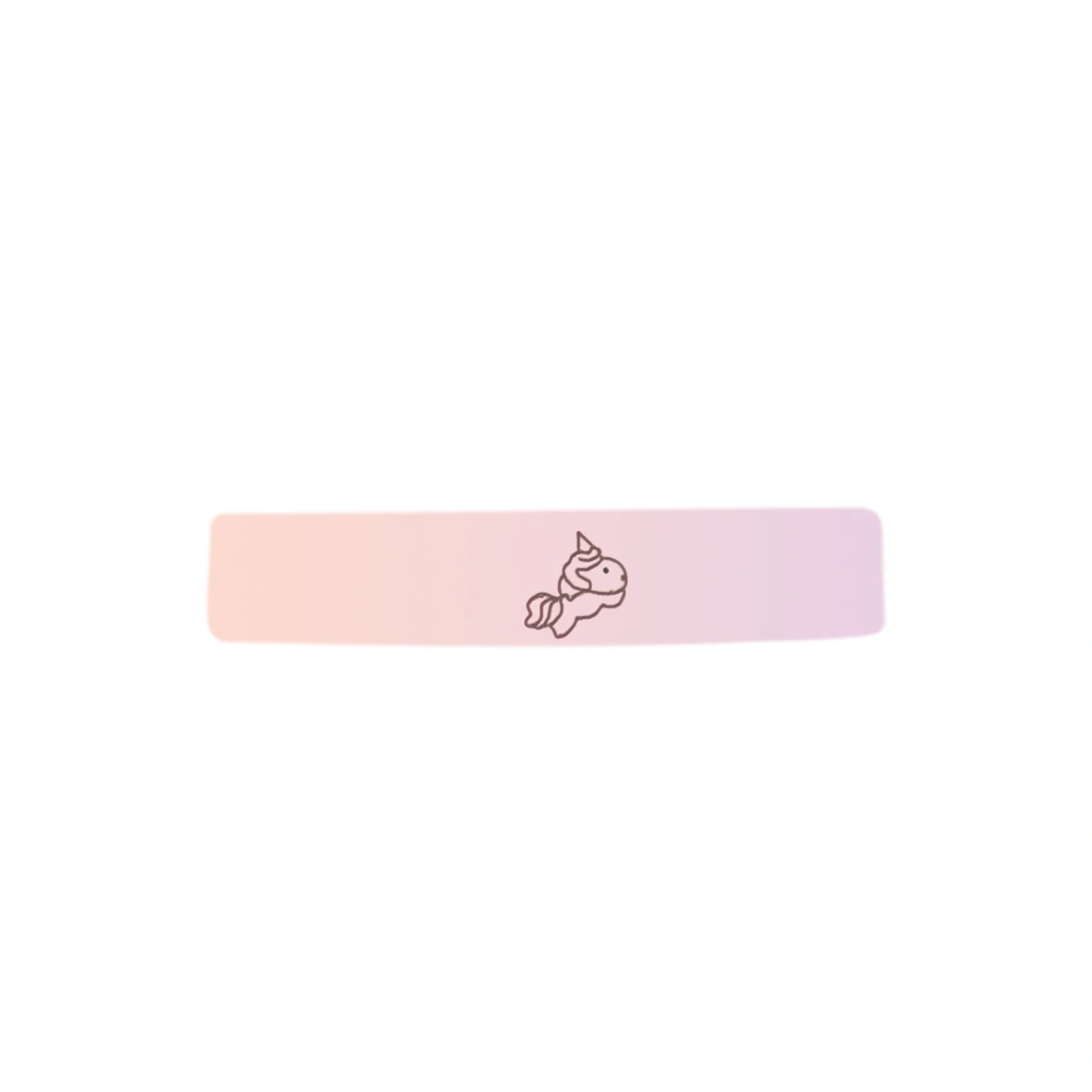 Adorable Unicorn Bracelet Personality Simple Unisex Lovers Wrist Chain Fashion Student Wristbands (Pink)