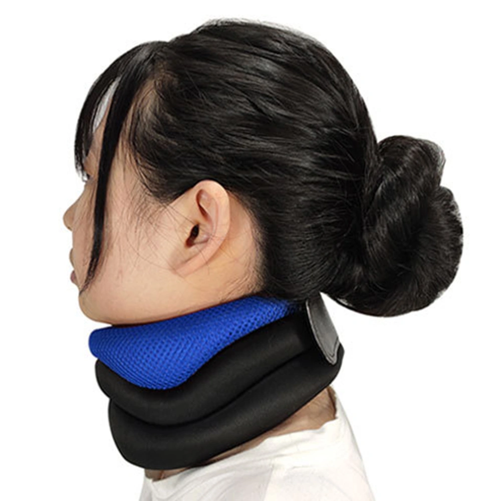 Household Neck Support Comfortable Neck Collar Breathable Elastic Cervical Collar (Random Color)