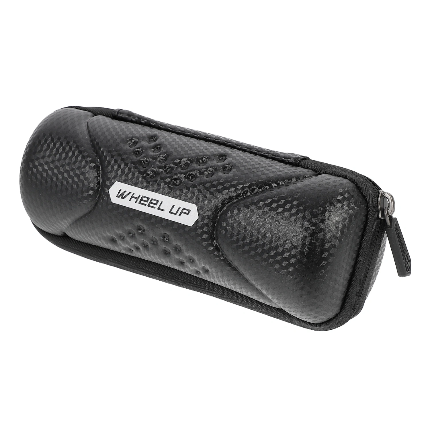 Bottle Cage Hard Shell Bag Organizer Portable Bike Tool Box Water Bottle Cage Holder Zippered Box (Black, 1L)