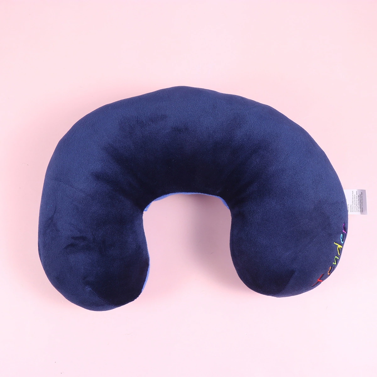 1Pc Neck Protection Pillows U Shaped Memory Pillows Travel Pillow Head Support Cushion Neck Protector for Baby Car Travel (Dark Blue)