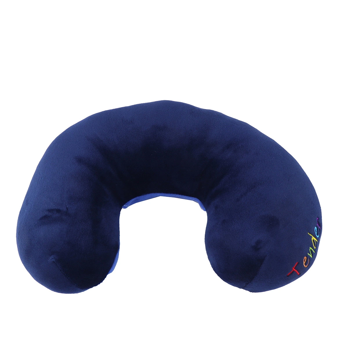 1Pc Neck Protection Pillows U Shaped Memory Pillows Travel Pillow Head Support Cushion Neck Protector for Baby Car Travel (Dark Blue)