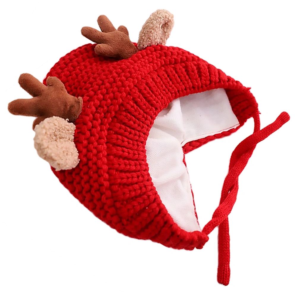 1pc Autumn and Winter Baby Boys and Girls Knitted Hat Christmas Antler Headgear