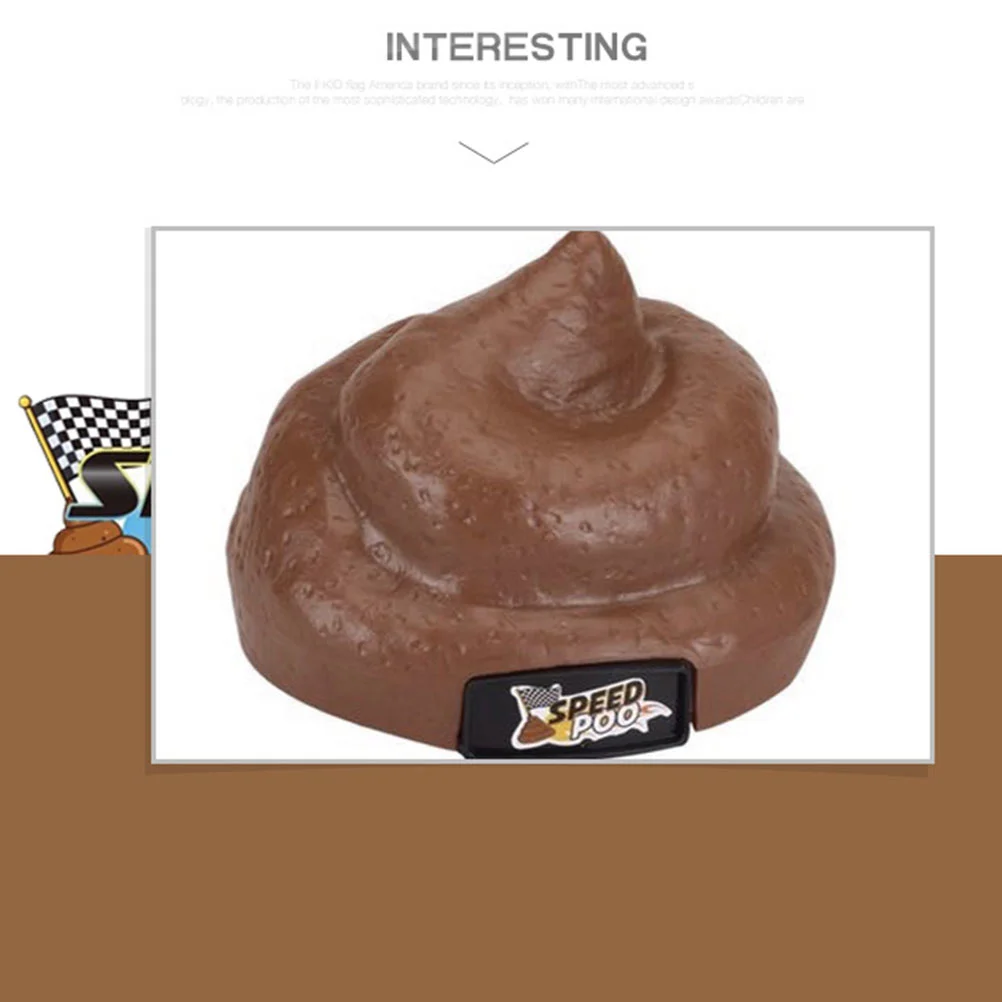 1PC Kids Funny Toy Evil Shit Simulation Poo Movable Prank Trick Toy for Halloween Party April Fools Day