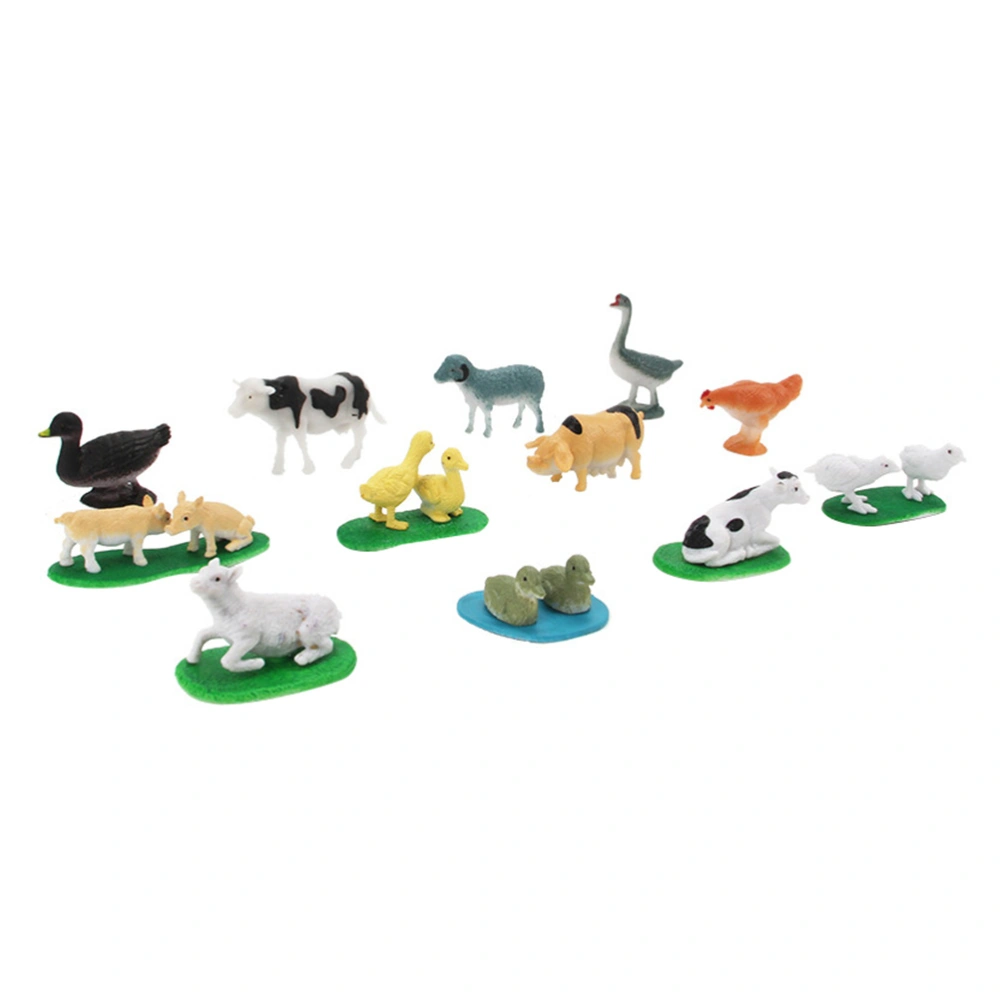 12pcs Miniature Barn Animals Miniature Farm Animals Farm Animals Toy Cake Topper