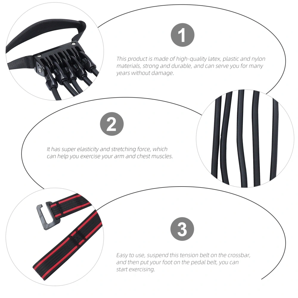 1Pc Pull-up Resistance Band Household Fitness Pull Rope Latex Pull Belt