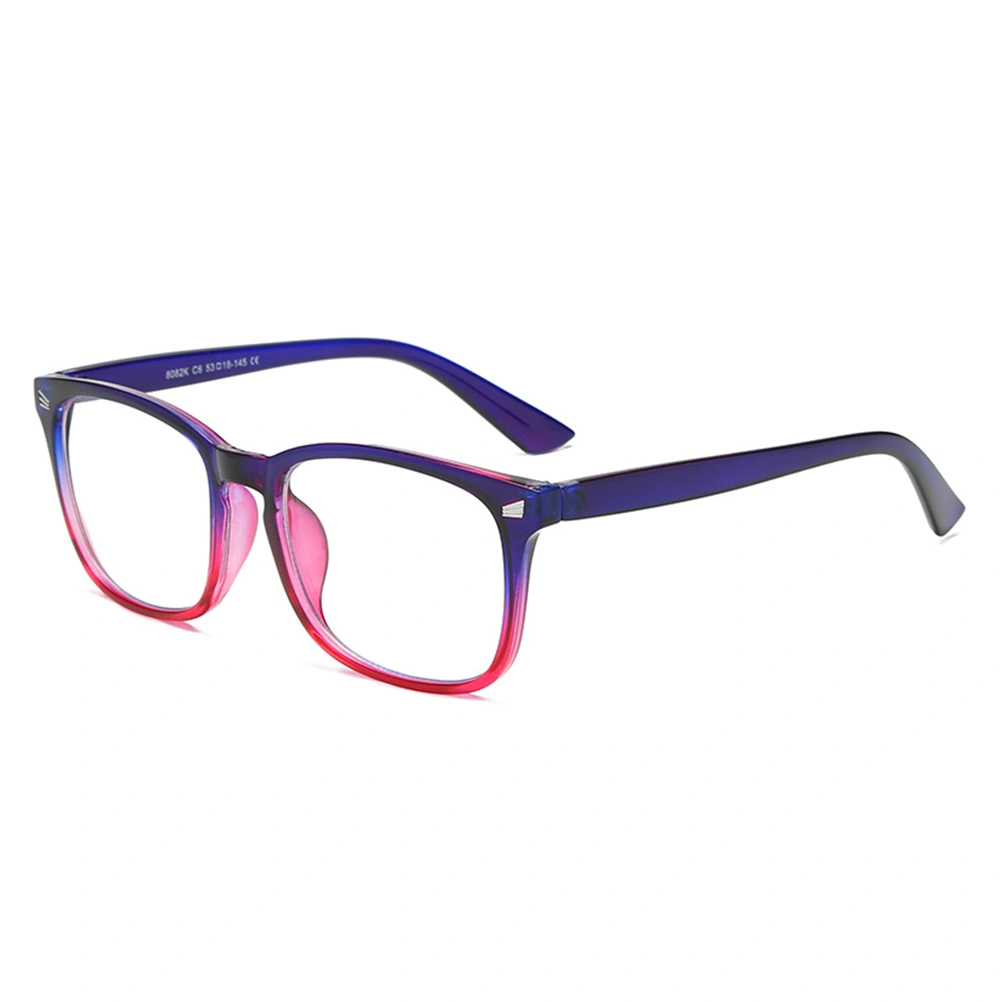 Fashion Eyeglasses Frame Anti-Blue Light Glasses Frame Vintage Eyeglasses Frame (Pink and Blue)