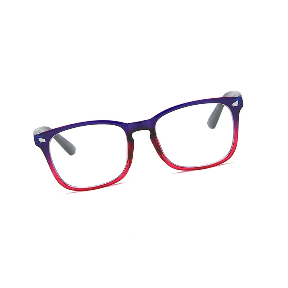 Fashion Eyeglasses Frame Anti-Blue Light Glasses Frame Vintage Eyeglasses Frame (Pink and Blue)
