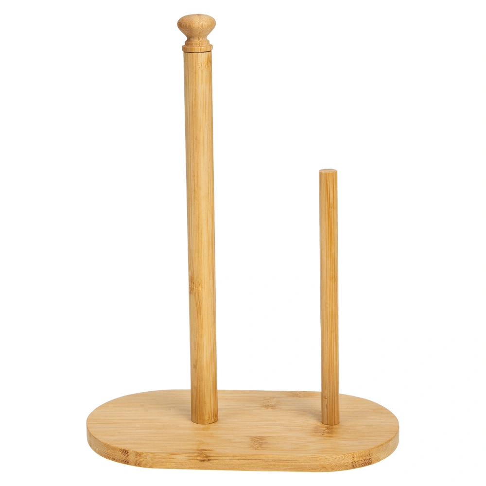 Wooden Paper Towel Holder Kitchen Preservative Film Holder Paper Towel Stand