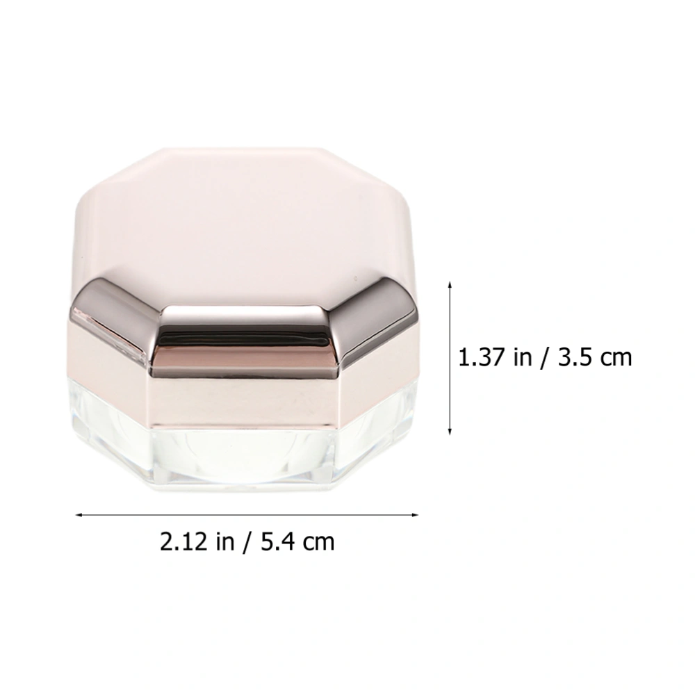 3pcs Portable Empty Loose Powder Case Makeup Powder Boxes Containers for Women