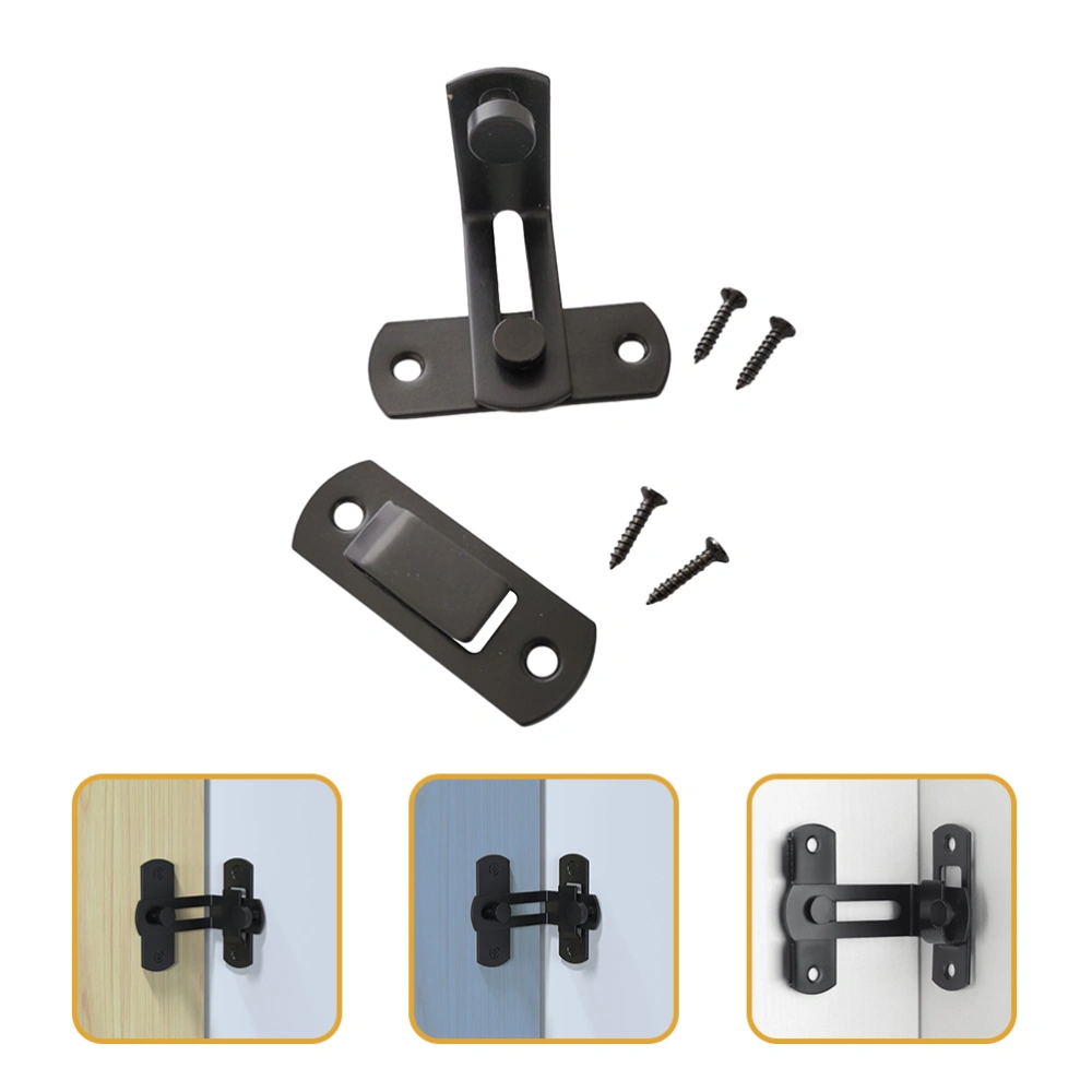 Flips Door Sliding Latch 90 Degree Stainless Steel Latch Security Gate Latch for Barn Garden