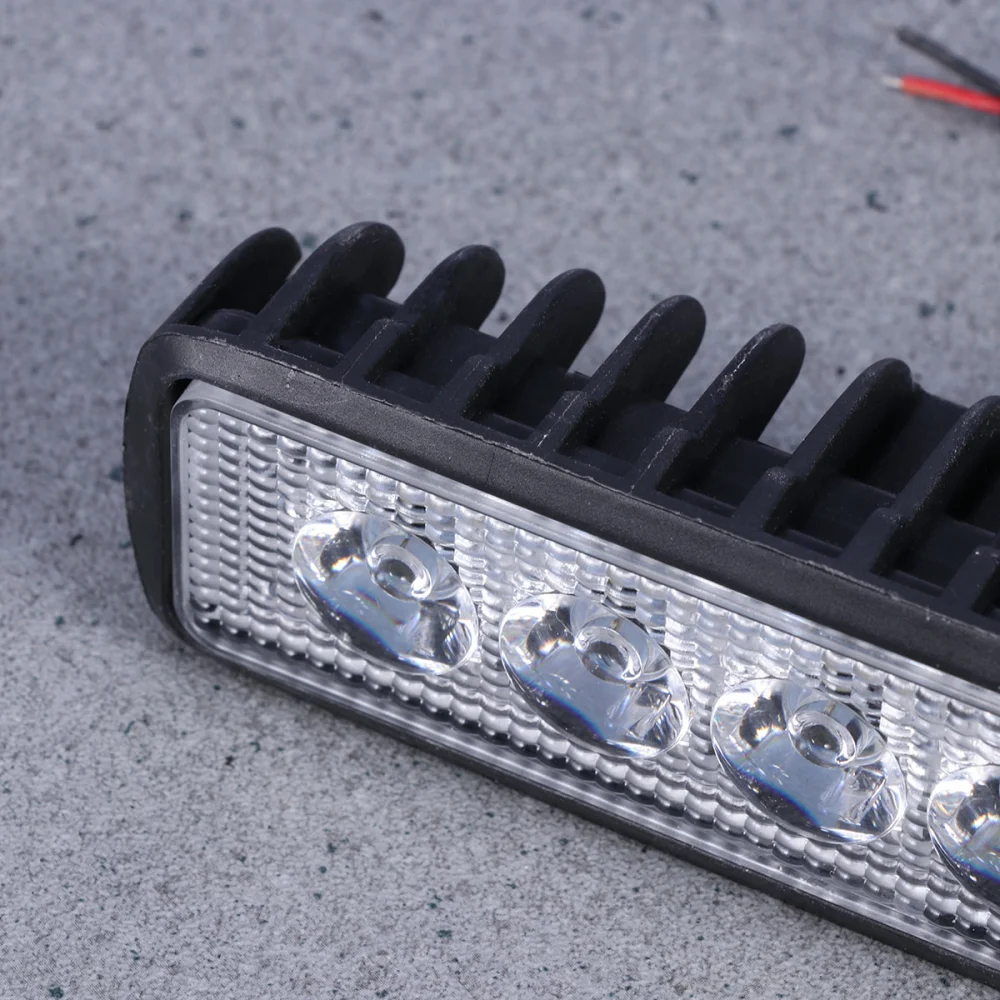 2pcs 18W LED Light Bar LED Work Light Spot Fog Light Off Road Lights Driving Light Boat Light for SUV ATV Car Truck Cart