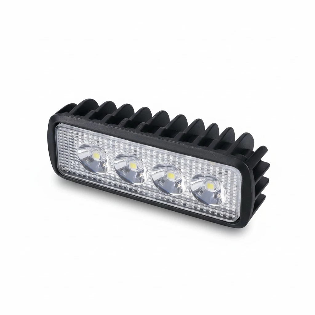 2pcs 18W LED Light Bar LED Work Light Spot Fog Light Off Road Lights Driving Light Boat Light for SUV ATV Car Truck Cart