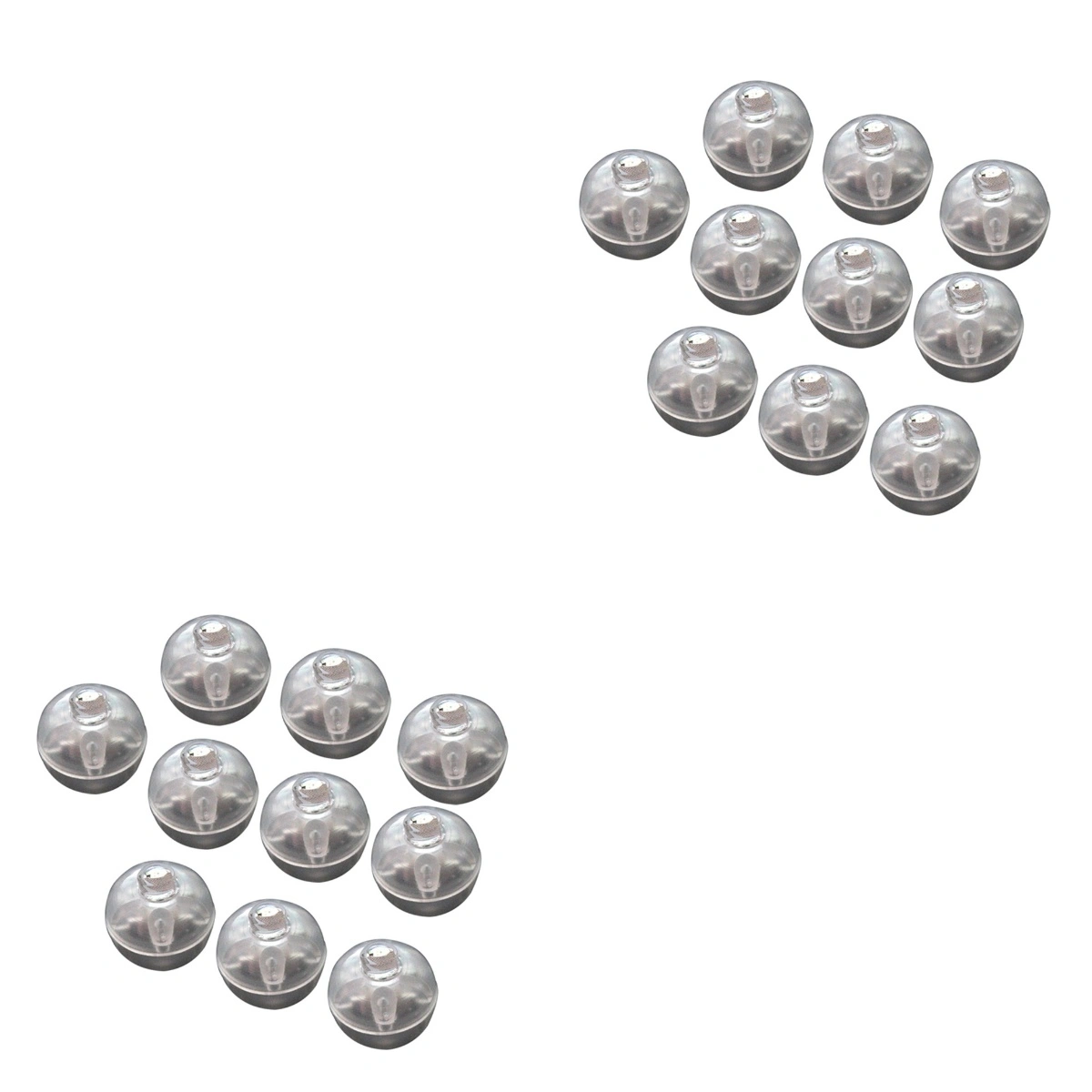 100 Pcs  Round Ball Tumbler LED Balloon Lights Mini Luminous Lamps for Lantern Bar Christmas Wedding Party Decoration (Colorful)