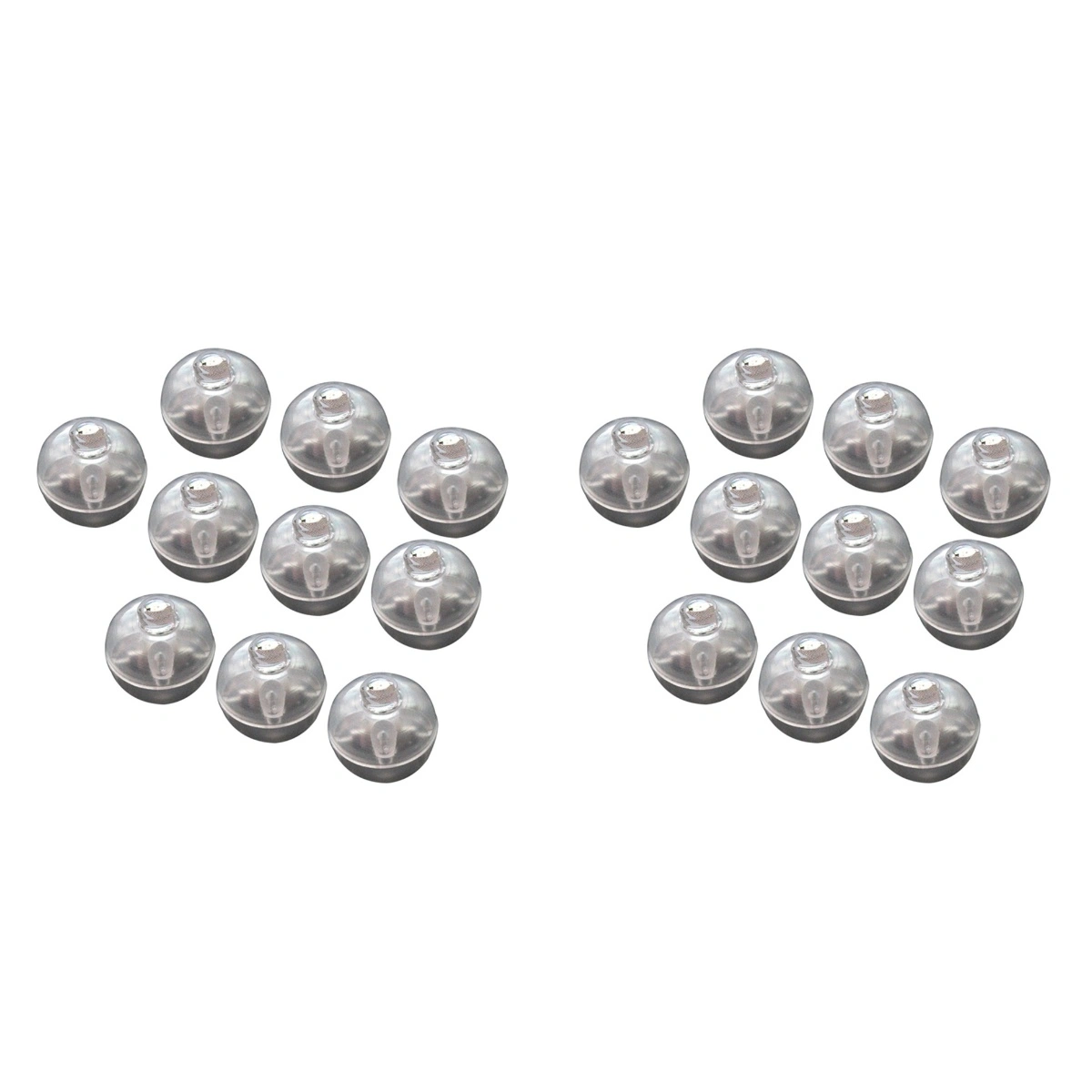 100 Pcs  Round Ball Tumbler LED Balloon Lights Mini Luminous Lamps for Lantern Bar Christmas Wedding Party Decoration (Colorful)
