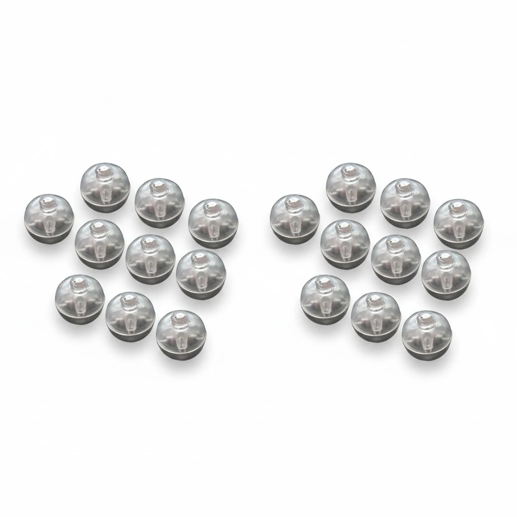 100 Pcs  Round Ball Tumbler LED Balloon Lights Mini Luminous Lamps for Lantern Bar Christmas Wedding Party Decoration (Colorful)