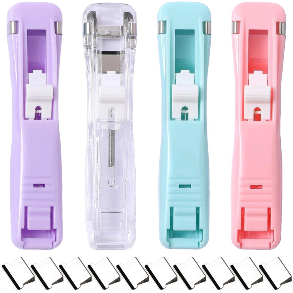 1 Set of Refill Clam Clip Dispensers Office Paper Staplers Daily Use File Staplers