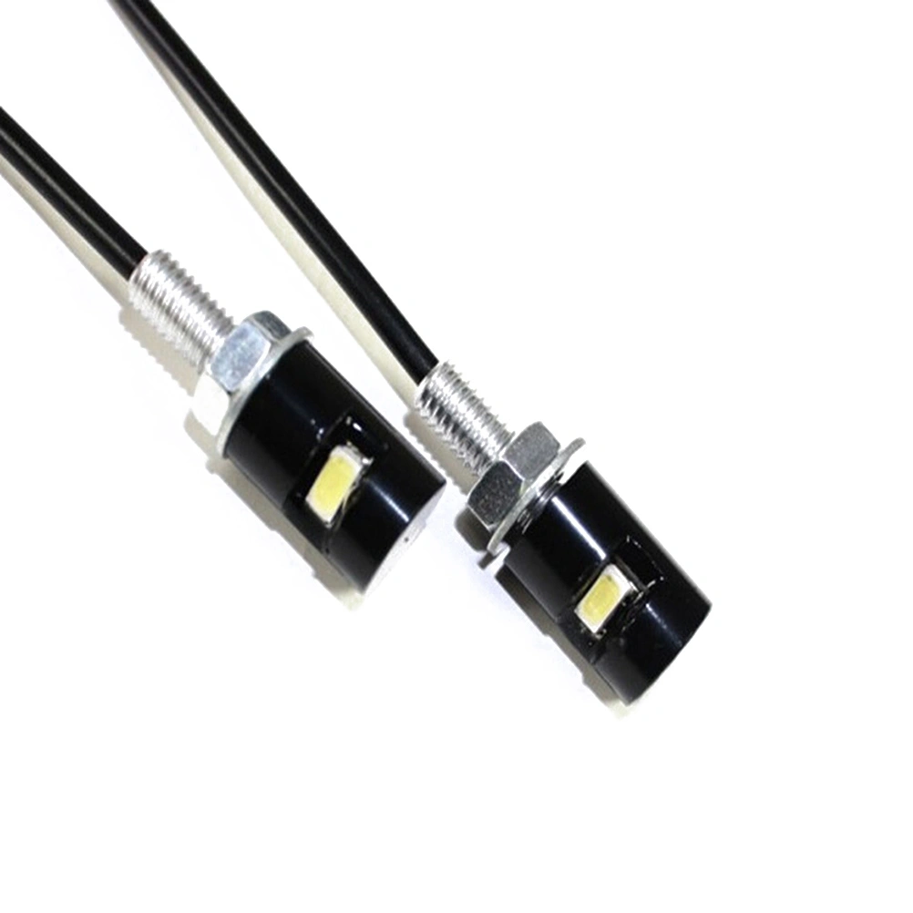 2pcs 12V 1W Car Auto Moto LED License Plate Light