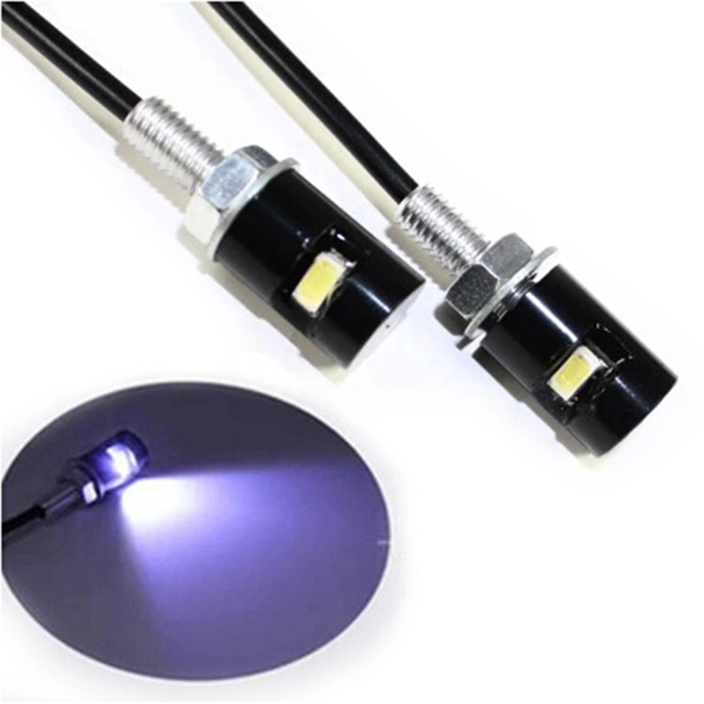 2pcs 12V 1W Car Auto Moto LED License Plate Light
