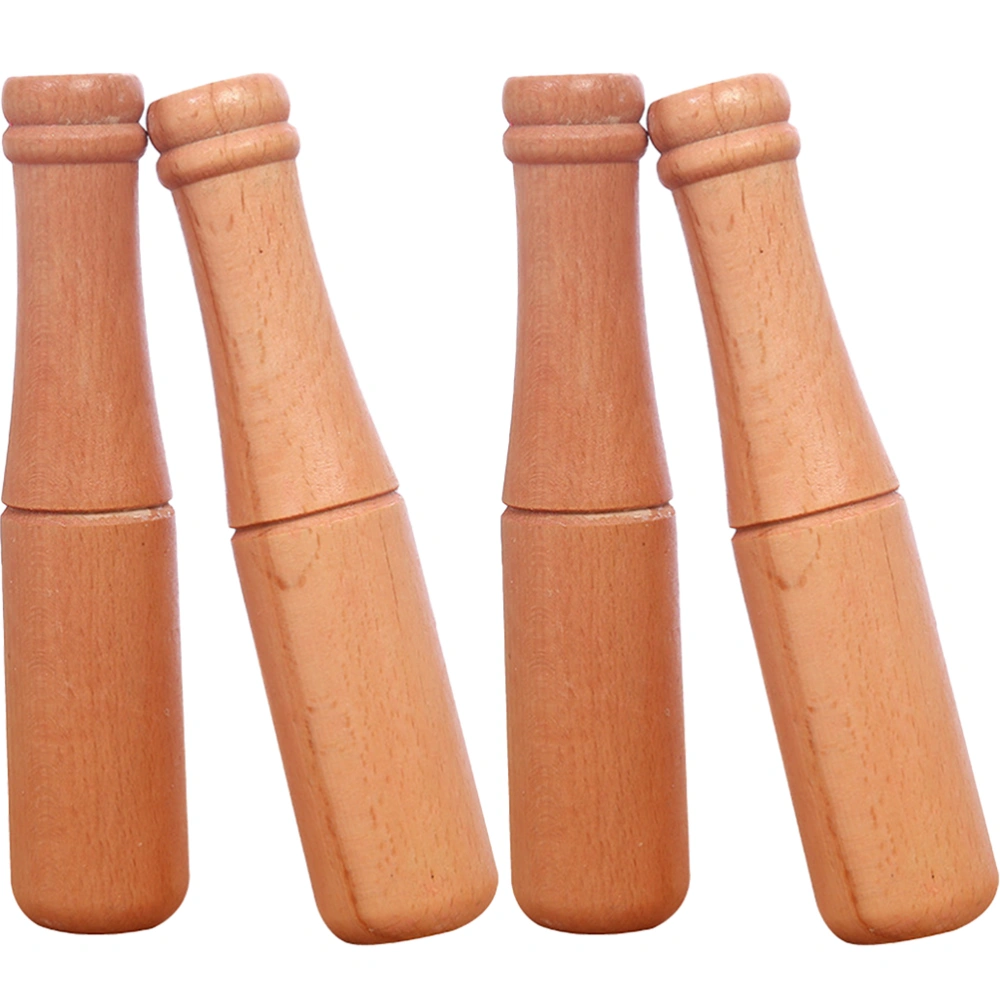 4Pcs Practical Garlic Grinders Safe Grinding Sticks Household Kitchen Tools