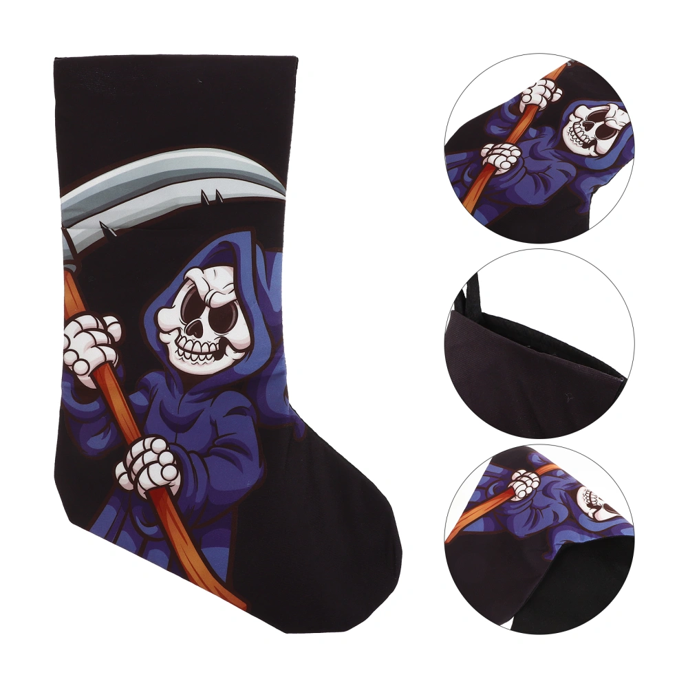 Halloween Gift Holder Sock Shaped Gift Bag Halloween Sock Design Pendant