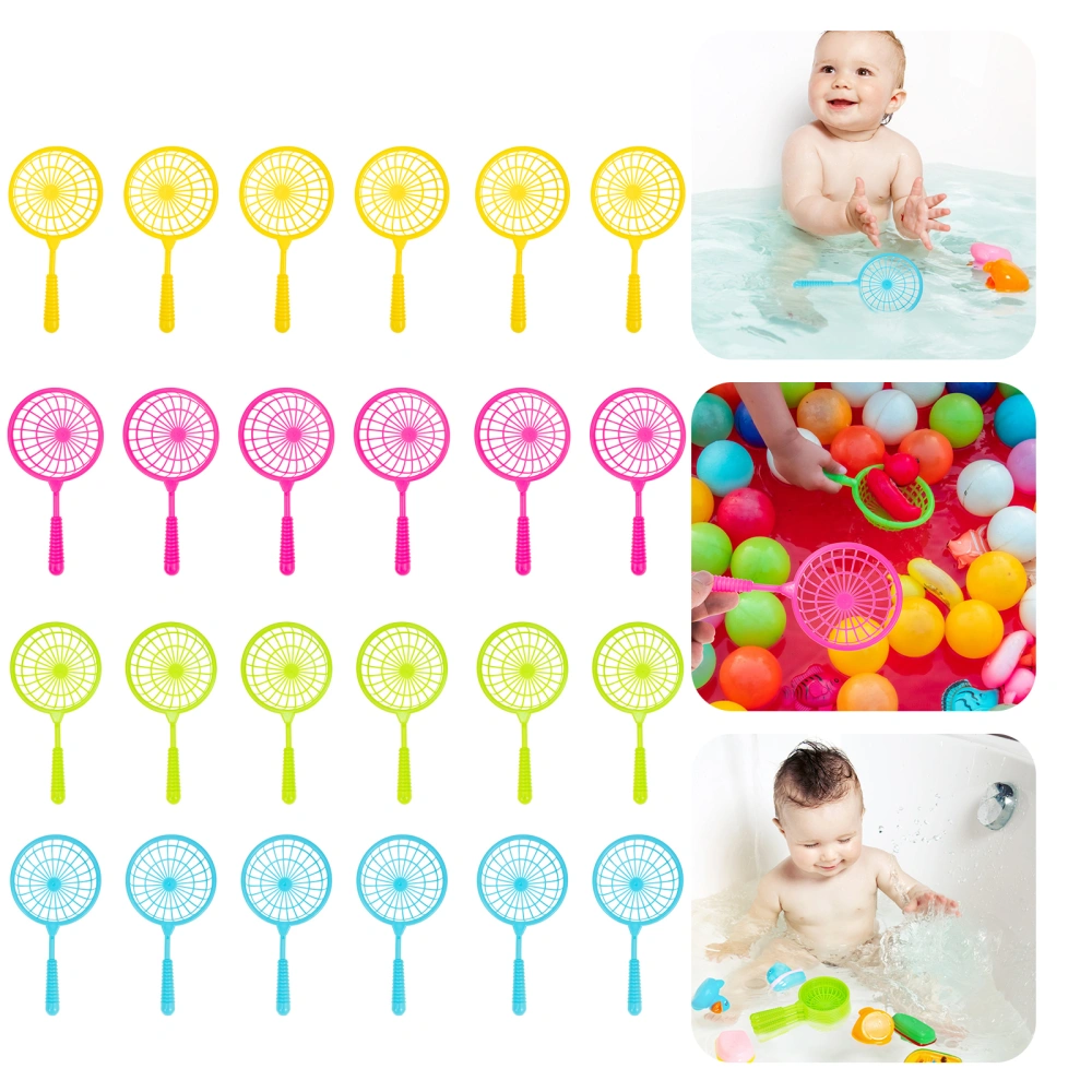 40Pcs Kids Bath Toy Kids Water Toy Hard Bath Toy Net Kids Catching Nets Portable Hard Nets