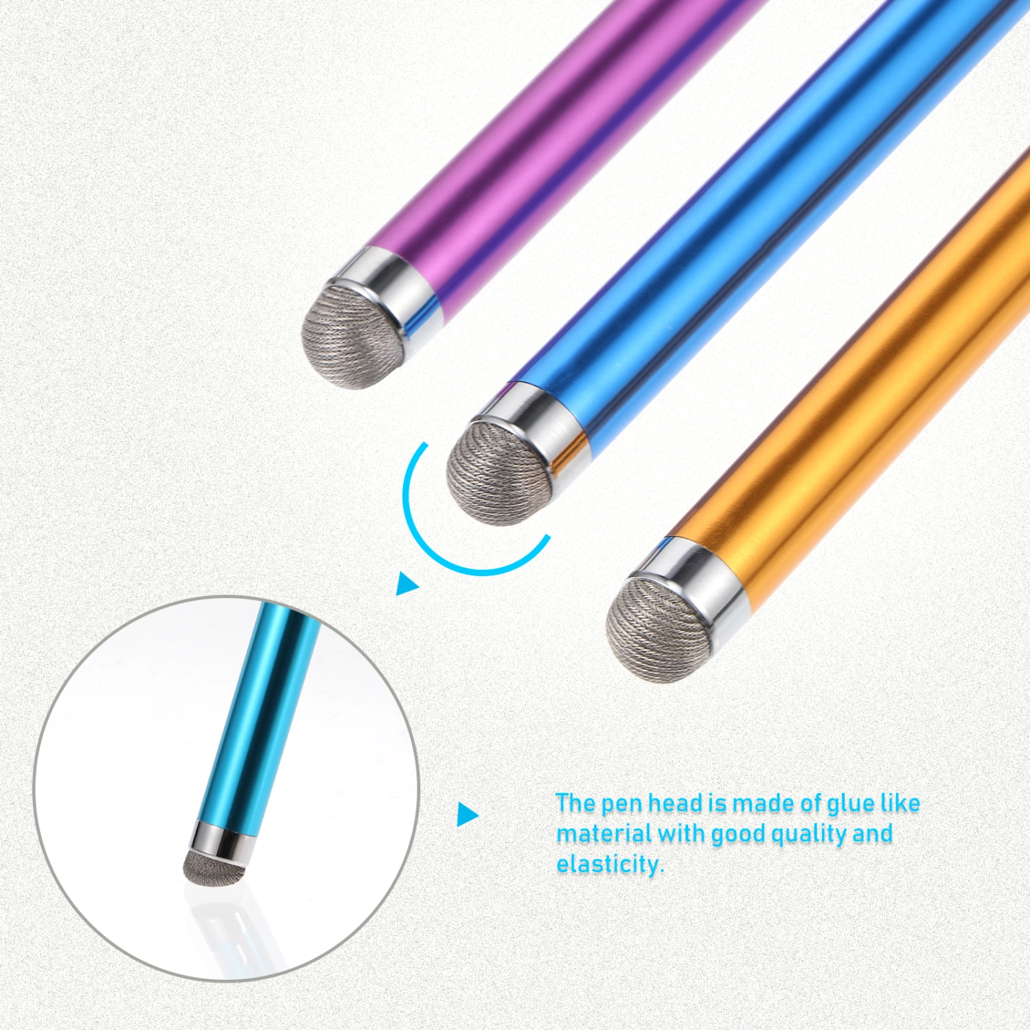 6Pcs Universal Sensitivity Capacitive Stylus Pens for Touch Screen Devices