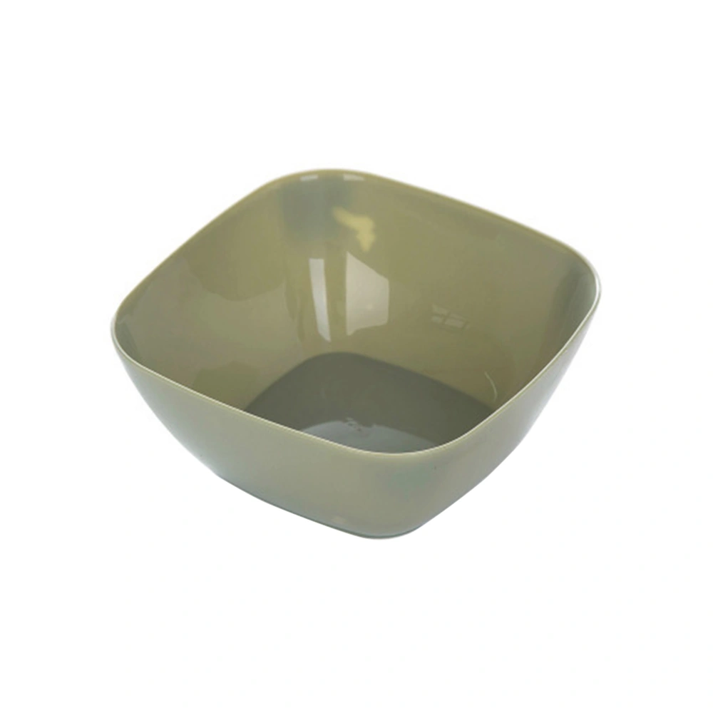 Square Fruit Bowl Salad Snack Candy Dried Fruit Container (Green)