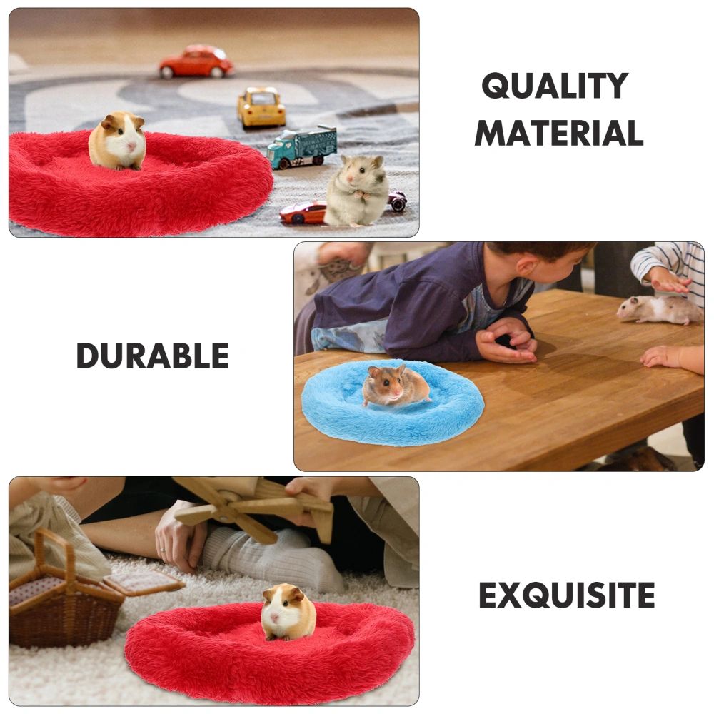 2pcs Guinea Pig Hamster Bed Mat House Squirrel Hedgehog Rabbit Winter Warm Pad