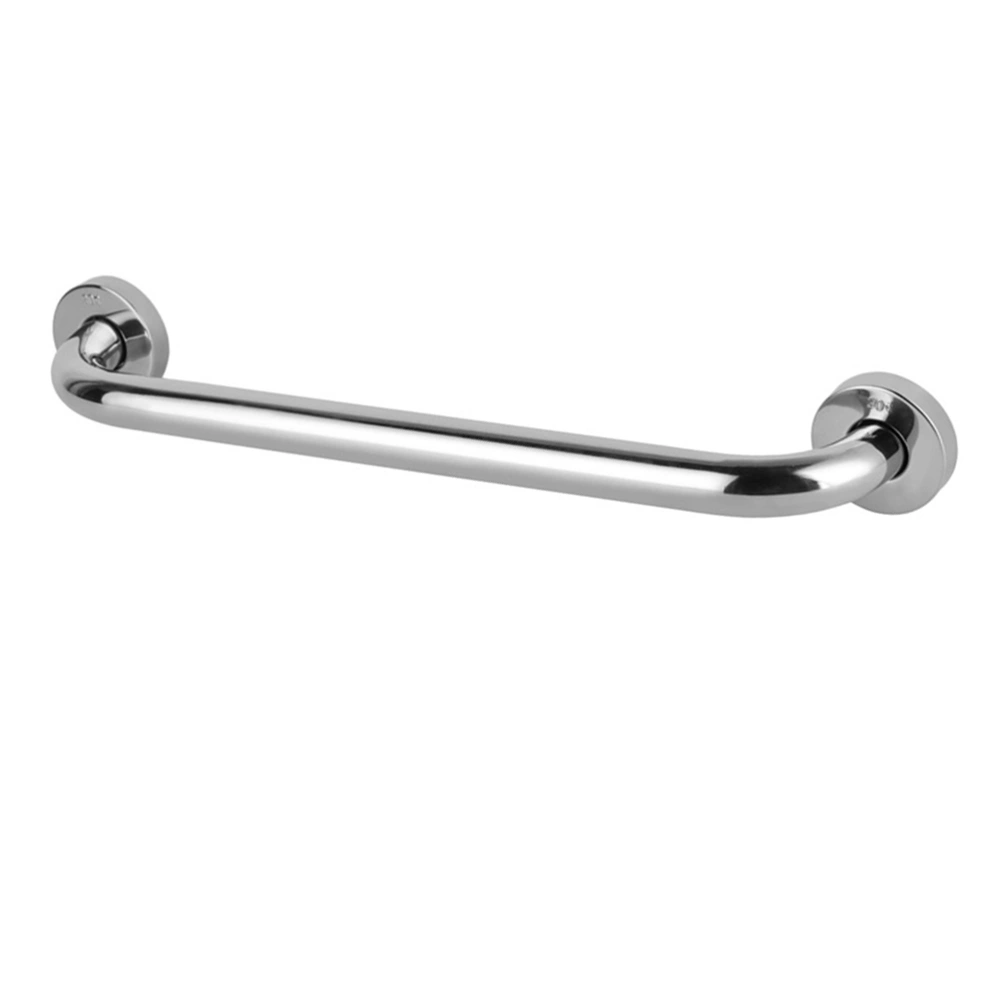 1pc Stainless Steel Bathroom Handrail Toilet Non-slip Handrail Thicken Bathroom Safety Handrail (Silver 30cm Ordinary Light )