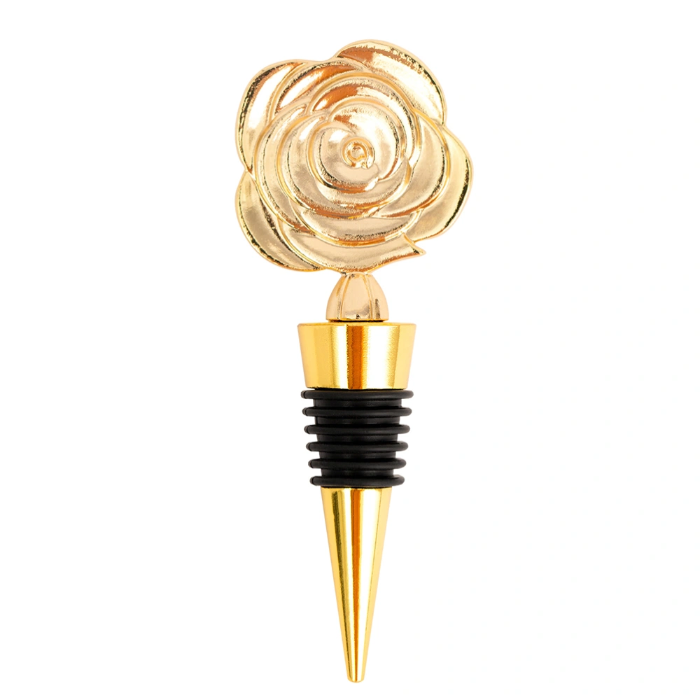 1pc Rose Shape Wine Bottle Plugs Creative Wine Bottle Stopper Wine Stopper