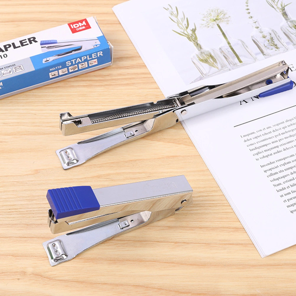 1pc Metal Durable Stapler Small Stapler Office Stapler Hand Held Stapler