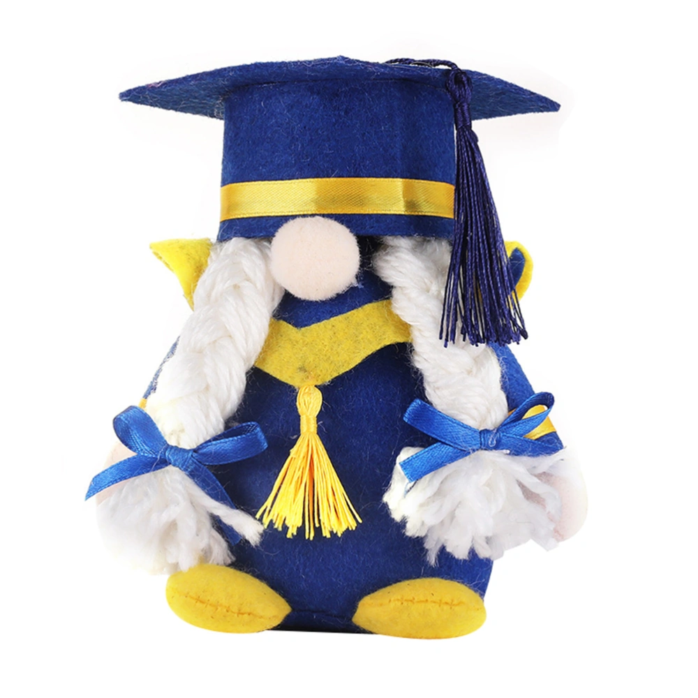 Graduation Party Gnome Decor Cloth Doctoral Doll Gnome Desktop Ornament