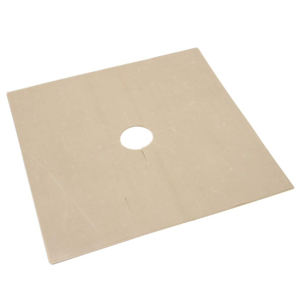 4pcs Universal Heavy Duty Oven Liners Gas Hob Protector Sheets (Beige)