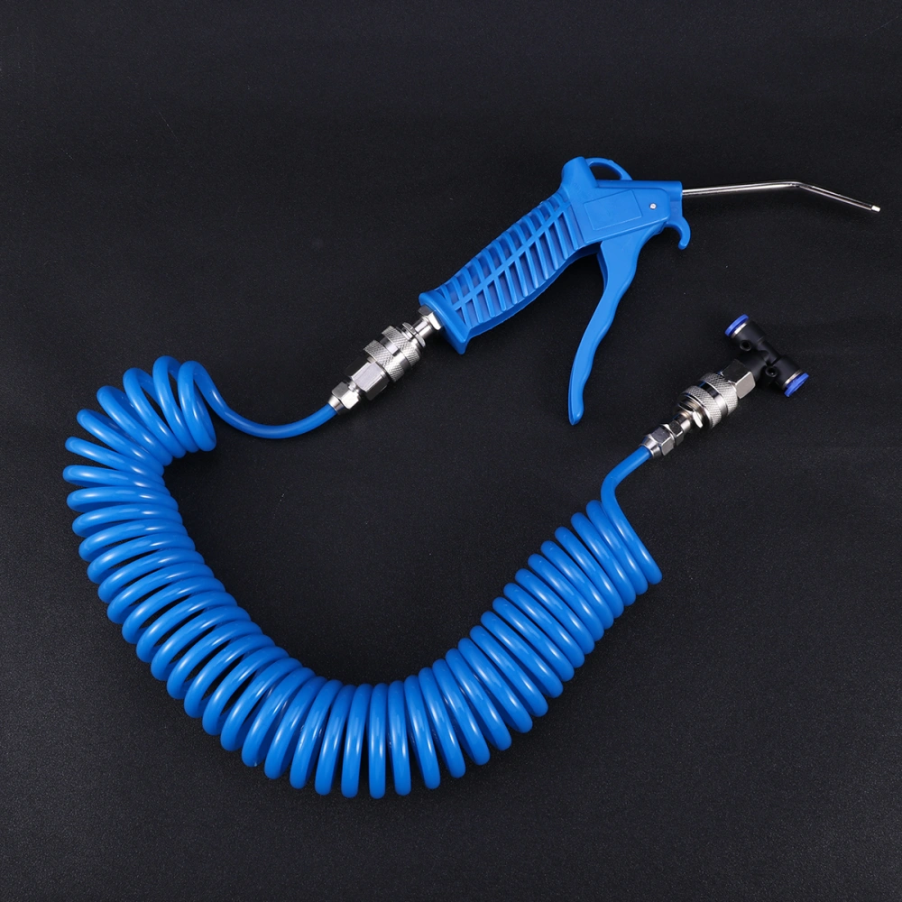 Car Cleaning Pneumatic Dust Removal Three-Piece Set High Pressure Air Blow Car Interior Cleaning Tool (Blue)