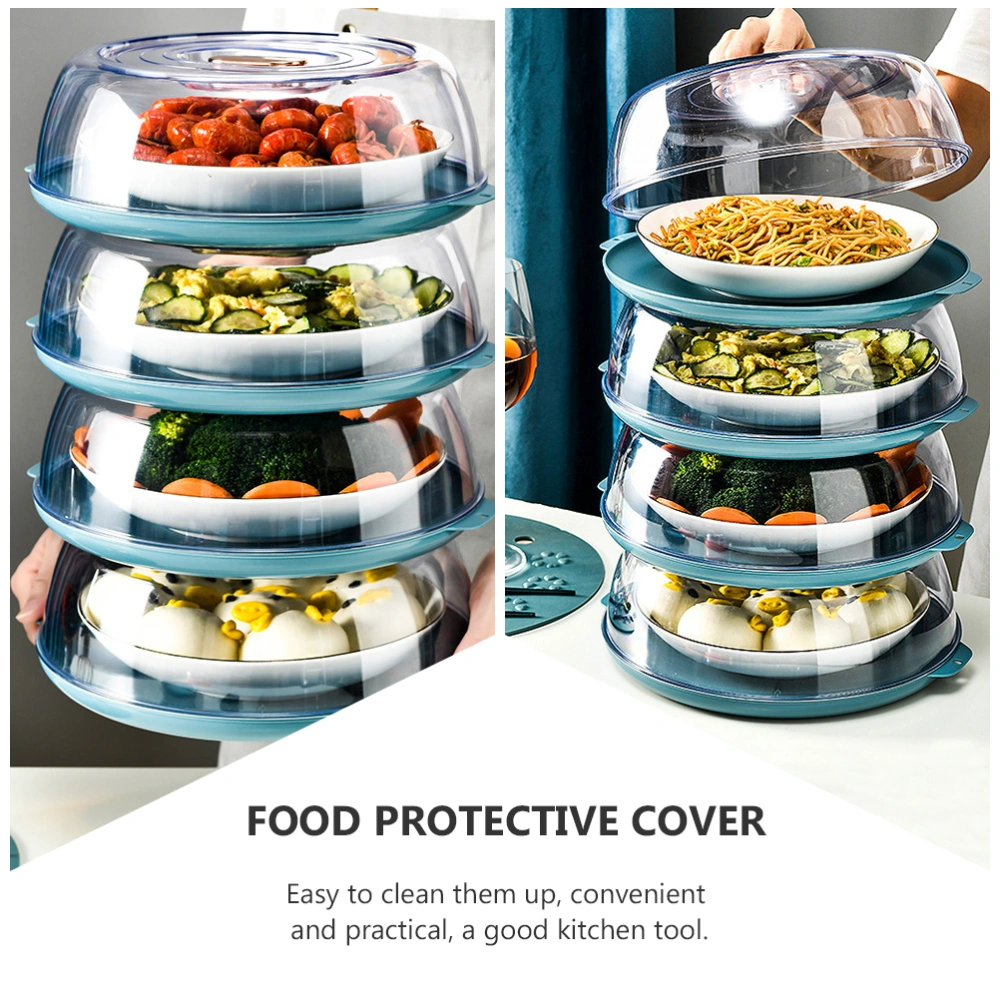 1pc Household Food Protective Cover Heat Preservation Dish Cover for Kitchen