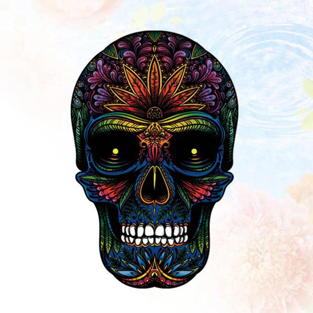 6pcs Punk Skull Sewing Patch Stitch Patch Garment Accessories Decoration DIY Patch for Clothes