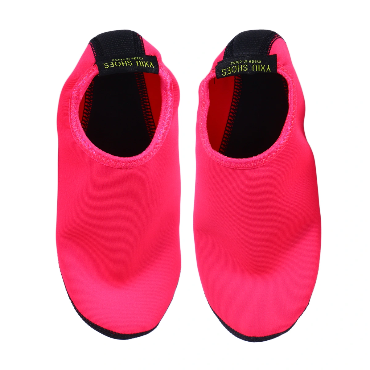 Quick-dry Water Shoes Aqua Socks Lightweight Diving Socks Wetsuit Non-slip Swim Beach for Men Women(Rose Red M#/36-37)