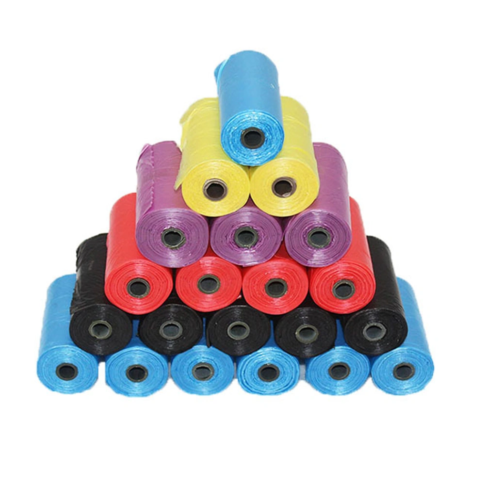 10pcs Pet Toilet Garbage Bag Trash Bag Plastic Dog Waste Picker Bag Pet Supplies for Friends Family (Random Color)