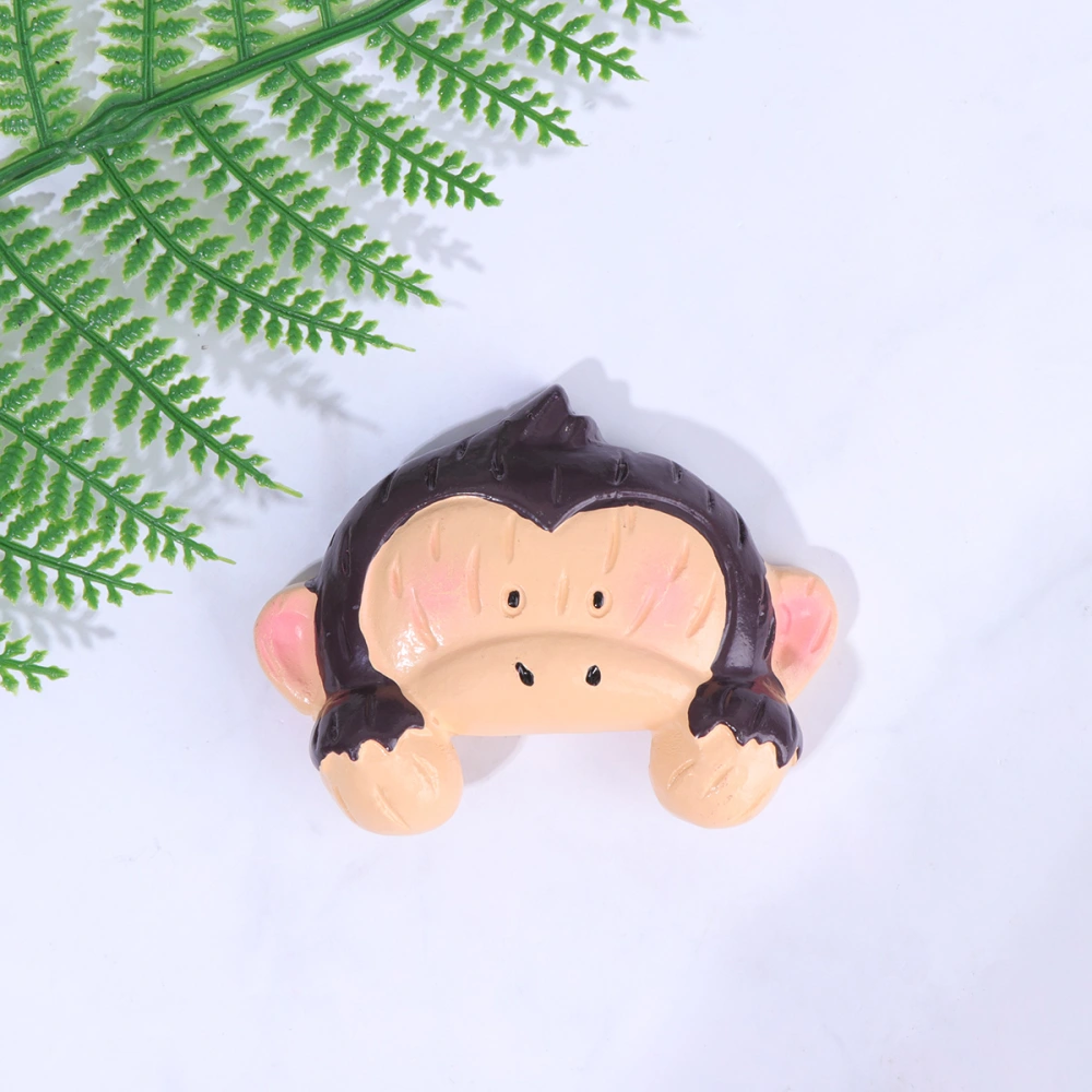 Cartoon Animal Switch Resin Stickers Creative Switch Stereoscopic Protective Covers Outlet Decoration for Bedroom Living Room (Monkey Style)