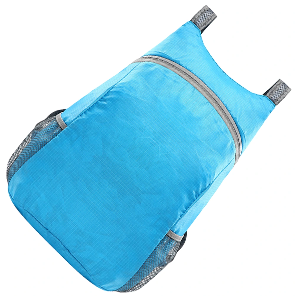 Waterproof Storage Bag Foldable Travel Bag Multifunctional Backpack Large Capacity Bag Blue