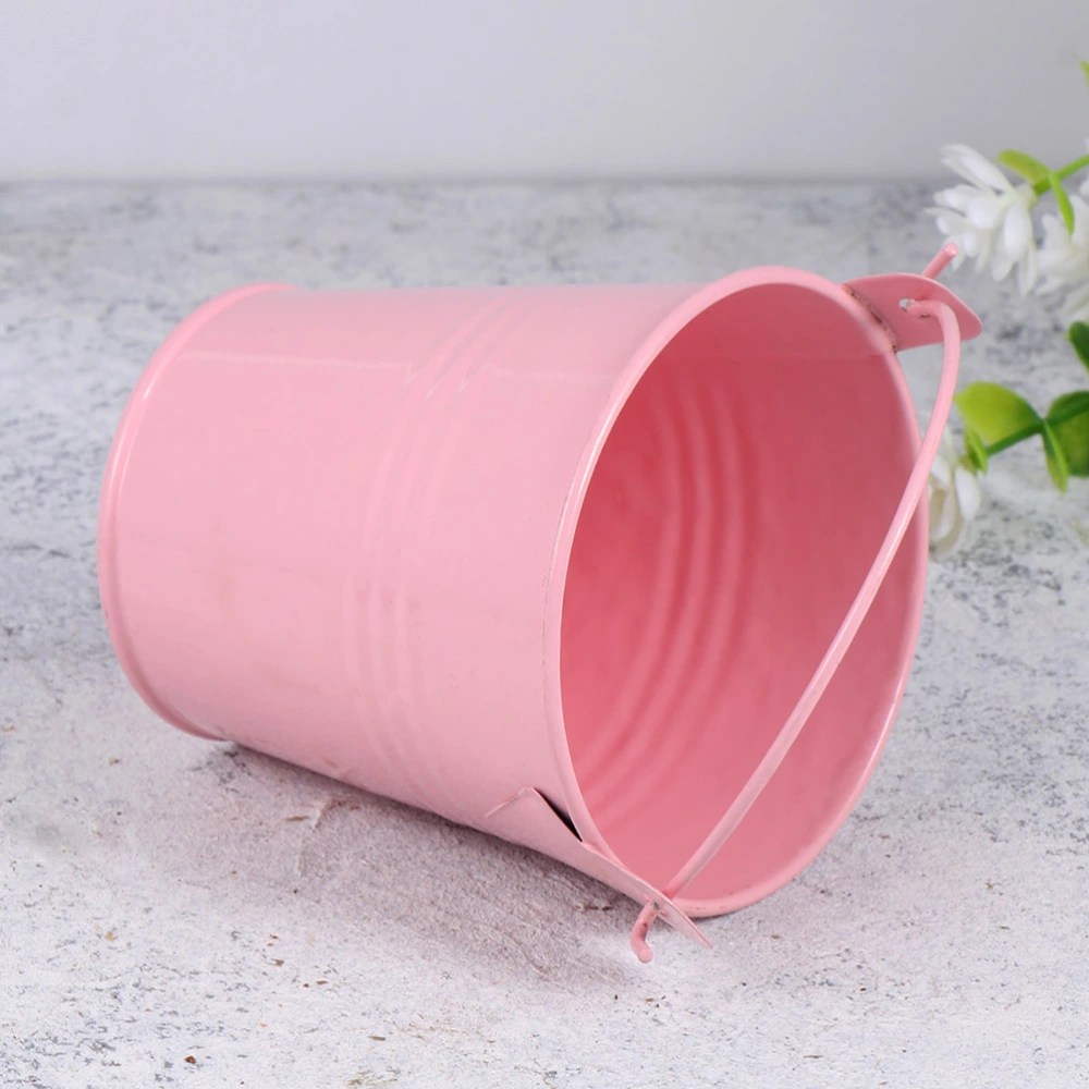 20pcs Mini Tinplate Bucket Small Flower Bucket Tinplate Flower Bucket Mini Plants Bucket