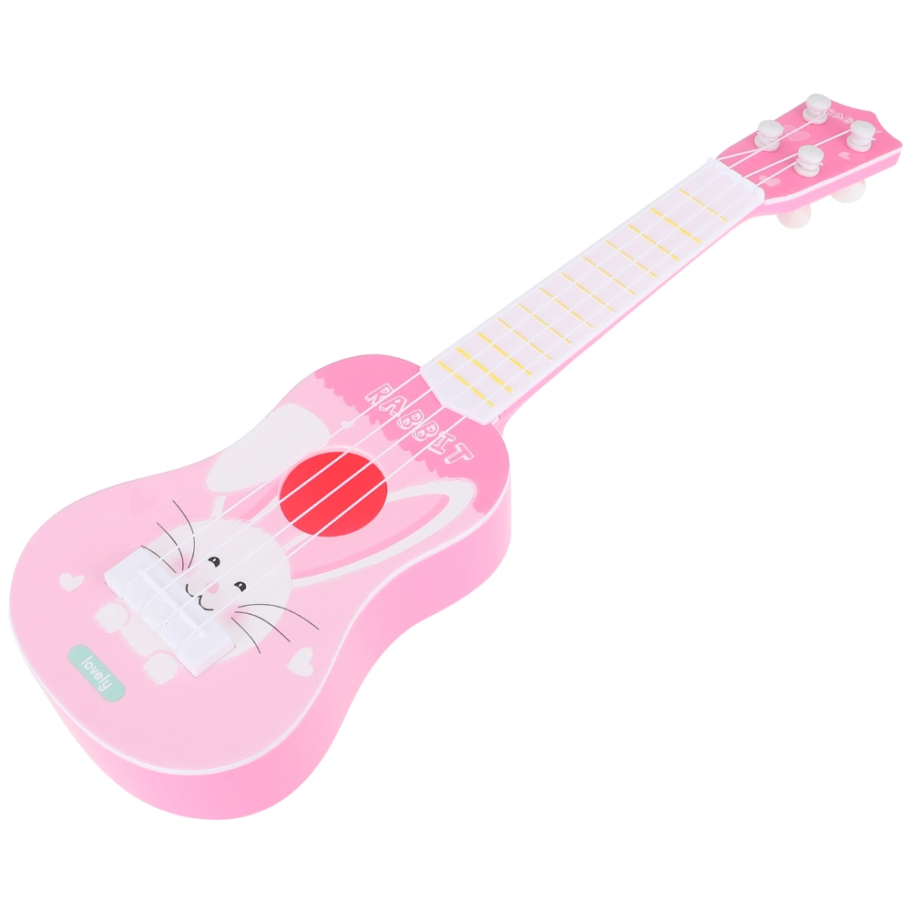 Mini Guitar Children Played Ukulele Early Musical Learning Toy Plastic Instrument