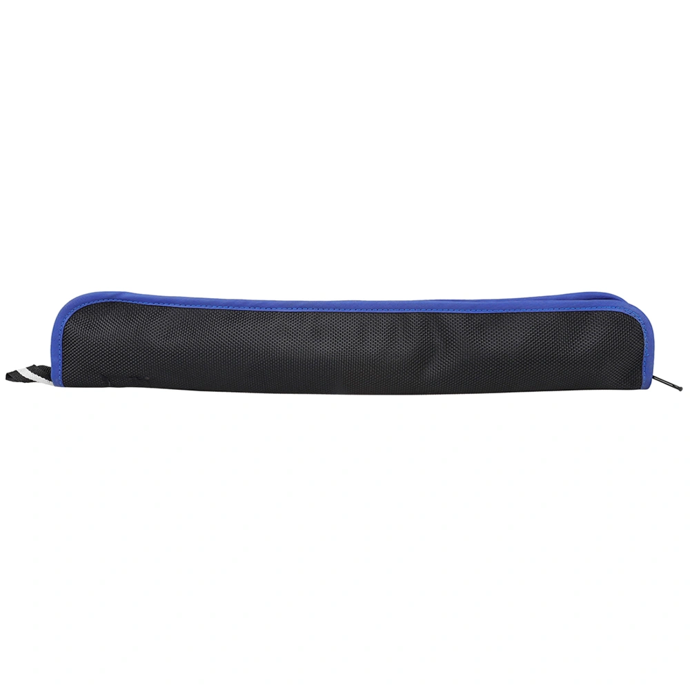 Black Vertical Flute Storage Bag with Blue Border Portable Universal Flute Case Mini Saxophone Bag Oxford Fabric Waterproof Bags