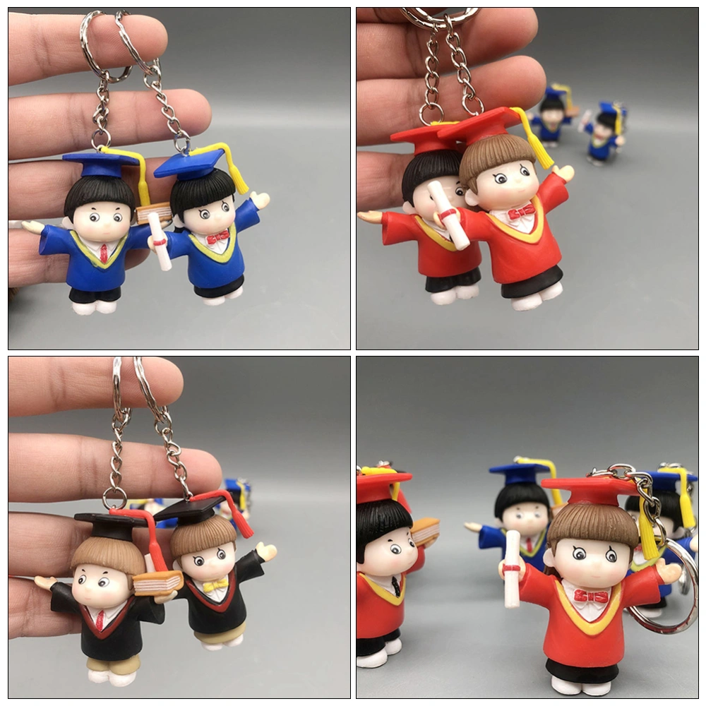 3pcs Graduation Themed Key Chain Small Gift Bag Accessories Key Chain Pendants