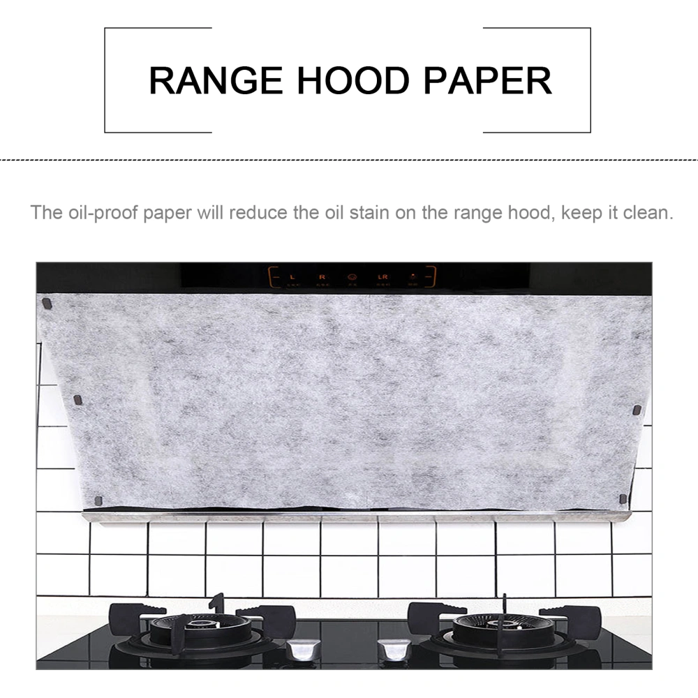 2 Rolls Simple Absorbing Paper Useful Range Hood Paper Practical Oil Fume Paper