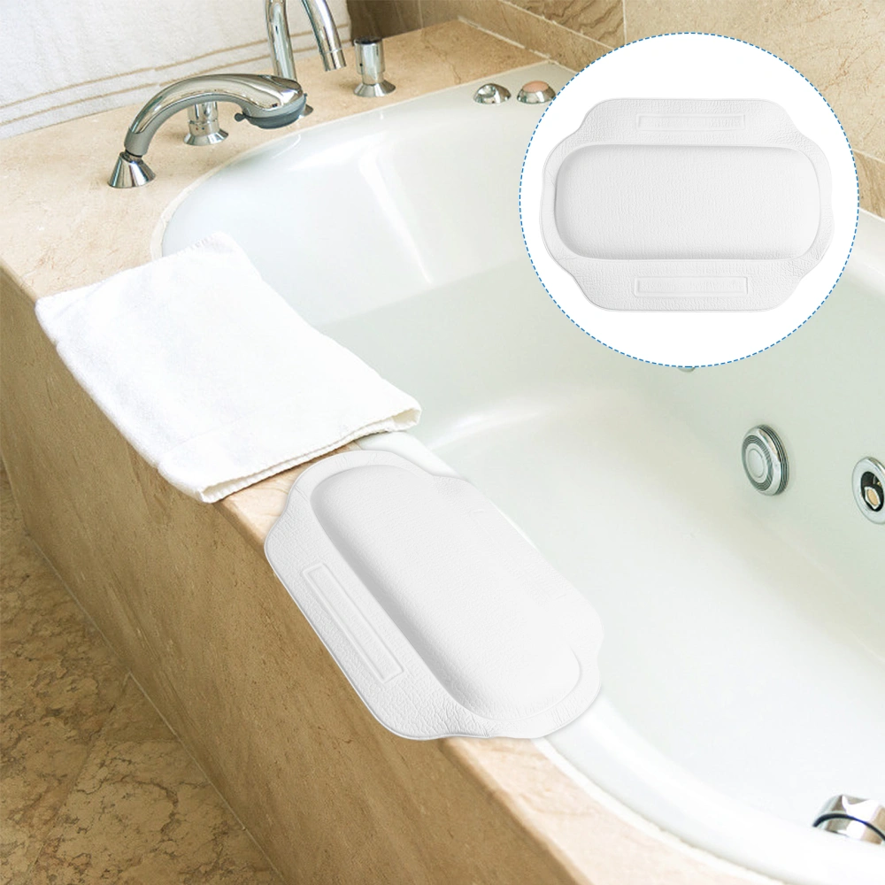 Bathtub Pillow Spa Bath Pillow Suction Cup Shower Pillow Head Neck Support